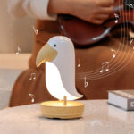 Creative Wooden Bird Table Lamp – Unique Bedroom Decorative Night Light 