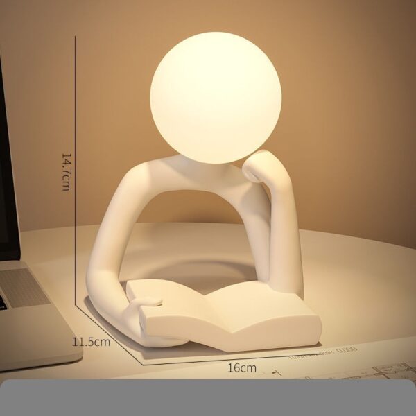 Modern Creative Desk Lamp – Minimalist Reading Light for Dormitory & Study - Image 5