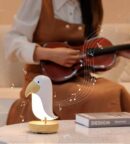 Creative Wooden Bird Table Lamp – Unique Bedroom Decorative Night Light
