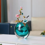Modern Luxury Glass Vase – Elegant Decorative Flower Vase for Home & Office 