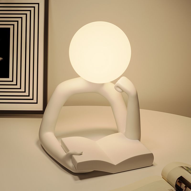 Modern Creative Desk Lamp – Minimalist Reading Light for Dormitory & Study 