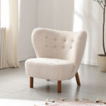 Nordic Single Sofa Chair – Modern Luxury Lounge Chair for Balcony & Living Room 