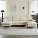 U-Shaped 4-Seater Sofa – Modern Indoor Combination Sectional Couch for Living Room