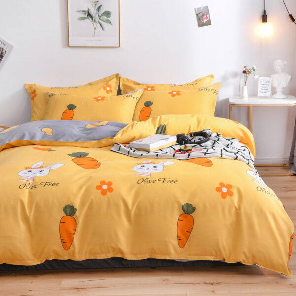 4-Piece Bedding Set - Soft & Comfortable Quilt Cover and Sheets - Image 3