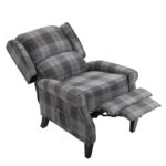 Vintage Upholstered Armchair – Comfortable Recliner Lounge Chair for Living Room 