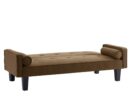 Medieval Fabric Loveseat Sofa - Button-Tufted Living Room Furniture with Pillows