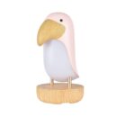 Creative Wooden Bird Table Lamp – Unique Bedroom Decorative Night Light