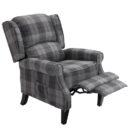 Vintage Upholstered Armchair – Comfortable Recliner Lounge Chair for Living Room