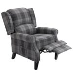 Vintage Upholstered Armchair – Comfortable Recliner Lounge Chair for Living Room 